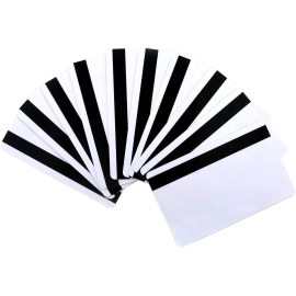 NEXT ACCESS 5/16inch HiCo Magnetic Stripe Premium White PVC Cards